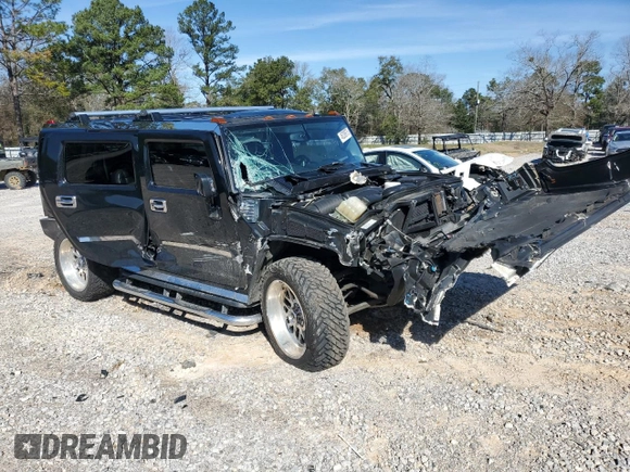 2006 Hummer H2 z VIN 5GRGN23U06H104393, wystawiony jako Copart lot #46208975 z przebiegiem 168 053 mil mil oraz Szkoda całkowita • Salvage title. Historia ofert i sprzedaży dostępna na DreamBid. Obrazek 4.