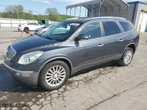 2012 Buick Enclave Leather with VIN 5GAKRCED1CJ313893, listed as a Copart auction lot 53866585 with 204,405 mi miles and Clean Title. Bid and sale history available at carsss.com. Image 1.