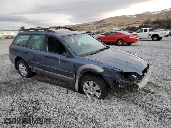 2005 Subaru Legacy Outback with VIN 4S4BP61C057371444, listed as a Copart auction lot 85390074 with Not provided miles and Salvage title. Bid and sale history available at DreamBid. Image 4.