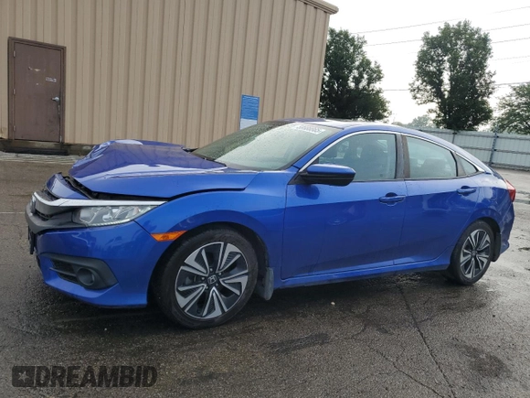 2017 Honda Civic EX-L with VIN 19XFC1F71HE004265, listed as a Copart auction lot 58888865 with 89,359 mi miles and Salvage title. Bid and sale history available at DreamBid. Image 1.