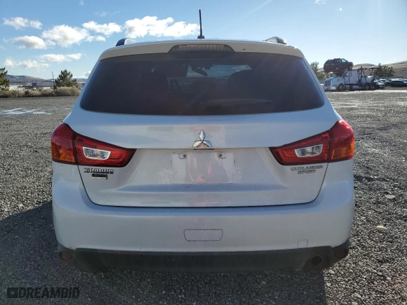 2013 Mitsubishi Outlander Sport LE with VIN 4A4AP5AU0DE019163, listed as a Copart auction lot 87094204 with 136,214 mi miles and Salvage Title. Bid and sale history available at carsss.com. Image 6.
