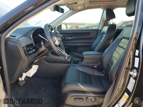 2025 Honda CR-V EX-L with VIN 7FARS4H71SE004917, listed as a Copart auction lot 51685505 with 36,403 mi miles and Salvage Title. Bid and sale history available at DreamBid. Image 7.