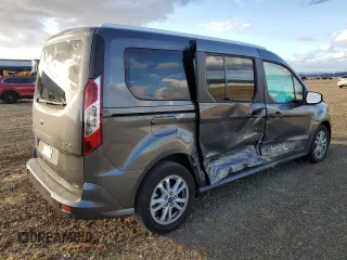 2022 Ford Transit Connect XLT with VIN NM0GE9F22N1544012, listed as a Copart auction lot 78942744 with 33,652 mi miles and Salvage title. Bid and sale history available at DreamBid. Image 3.