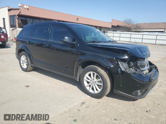 2017 Dodge Journey SXT with VIN 3C4PDCBG1HT526523, listed as a Copart auction lot 49672975 with 164,287 mi miles and Salvage Title. Bid and sale history available at carsss.com. Image 4.
