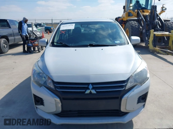 2021 Mitsubishi Mirage G4 ES with VIN ML32FUFJ7MHF07540, listed as a IAAI auction lot 41417124 with 109,901 mi miles. Bid and sale history available at carsss.com. Image 12.