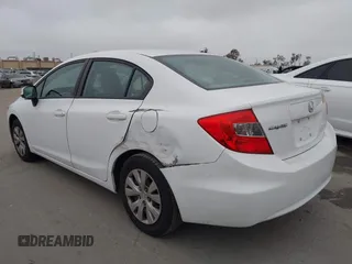 2012 Honda Civic LX with VIN 19XFB2F50CE360111, listed as a IAAI auction lot 42163922 with 109,119 mi miles and . Bid and sale history available at DreamBid. Image 3.