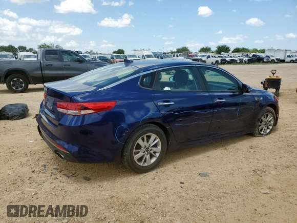 2017 Kia Optima LX with VIN 5XXGT4L36HG152426, listed as a Copart auction lot 64237425 with 91,262 mi miles and Salvage title. Bid and sale history available at DreamBid. Image 3.