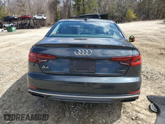 2019 Audi A4 Premium Plus с VIN WAUENAF45KN020643, выставлен на аукционе Copart как лот 50687695 с пробегом Не указан миль и Списание • Salvage title. История ставок и продаж доступна на DreamBid. Изображение 6.