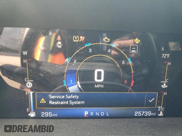 2023 Chevrolet Colorado 2WD Work Truck with VIN 1GCGSBECXP1170474, listed as a Copart auction lot 59870795 with 25,739 mi miles and Clean title. Bid and sale history available at DreamBid. Image 9.