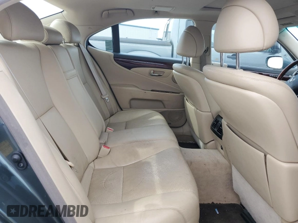 2008 Lexus LS 460 with VIN JTHBL46F485064011, listed as a Copart auction lot 48799195 with 198,182 mi miles and Salvage Title. Bid and sale history available at carsss.com. Image 10.