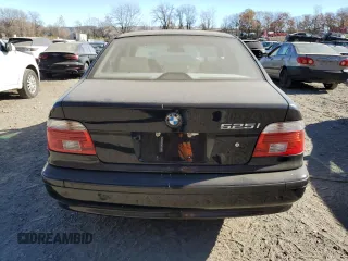2002 BMW 5 Series 525iA with VIN WBADT43492GY43572, listed as a Copart auction lot 79601934 with 166,918 mi miles and Clean Title. Bid and sale history available at carsss.com. Image 6.
