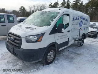 2020 Ford Transit Cargo Van with VIN 1FTBR1Y81LKB69791, listed as a IAAI auction lot 41569659 with 96,935 mi miles. Bid and sale history available at carsss.com. Image 17.