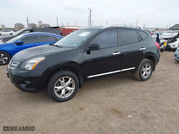 2011 Nissan Rogue SV with VIN JN8AS5MTXBW185484, listed as a IAAI auction lot 41755862 with 118,045 mi miles. Bid and sale history available at carsss.com. Image 17.