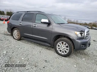 2016 Toyota Sequoia Platinum with VIN 5TDDW5G19GS141944, listed as a Copart auction lot 85374424 with 163,072 mi miles and Salvage Title. Bid and sale history available at carsss.com. Image 4.