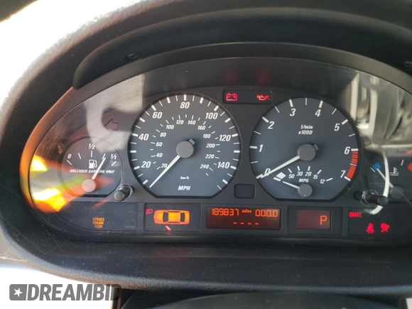 2002 BMW 3 Series 325Ci z VIN WBABN33492PG56069, wystawiony jako Copart lot #57800305 z przebiegiem 189 837 mil mil oraz Czysty tytuł • Clean title. Historia ofert i sprzedaży dostępna na DreamBid. Obrazek 9.