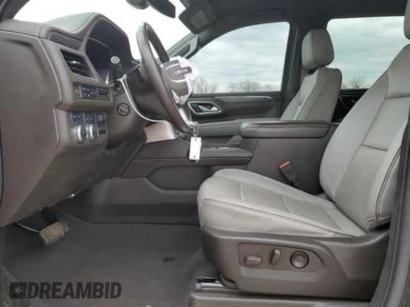 2022 GMC Yukon SLT with VIN 1GKS2BKD4NR247222, listed as a Copart auction lot 50416345 with 0 mi miles and Salvage Title. Bid and sale history available at carsss.com. Image 7.