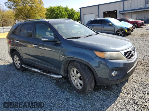 2011 Kia Sorento LX with VIN 5XYKT3A11BG154397, listed as a Copart auction lot 51229365 with 149,922 mi miles and Salvage Title. Bid and sale history available at carsss.com. Image 4.
