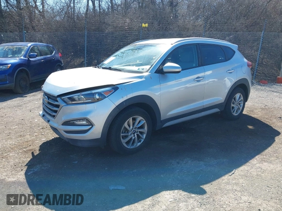 2017 Hyundai Tucson SE with VIN KM8J3CA48HU540372, listed as a IAAI auction lot 41814051 with 155,499 mi miles. Bid and sale history available at carsss.com. Image 2.