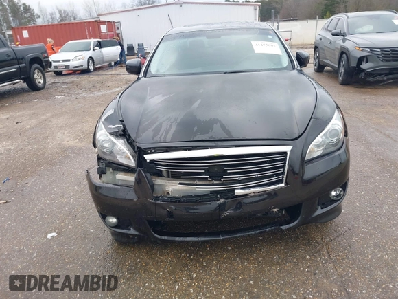 2012 Infiniti M37 with VIN JN1BY1AP6CM334360, listed as a IAAI auction lot 41475005 with 179,360 mi miles. Bid and sale history available at carsss.com. Image 6.