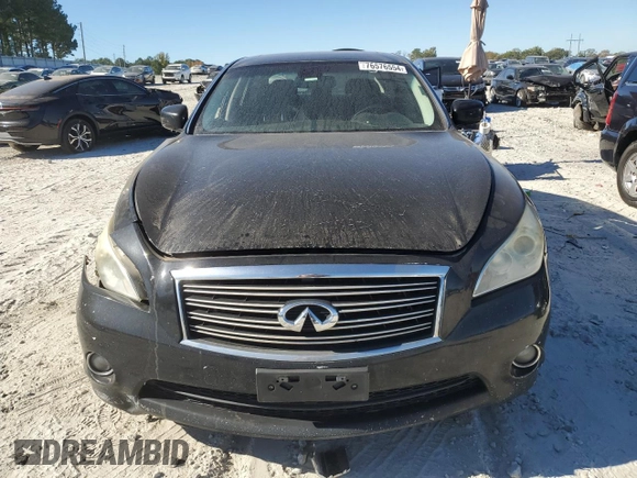2012 Infiniti M37 with VIN JN1BY1AR3CM393352, listed as a Copart auction lot 76576554 with 228,800 mi miles and Salvage Title. Bid and sale history available at carsss.com. Image 5.