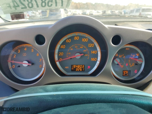 2007 Nissan Murano SL with VIN JN8AZ08W97W628007, listed as a Copart auction lot 77587824 with 194,803 mi miles and Salvage Title. Bid and sale history available at carsss.com. Image 9.
