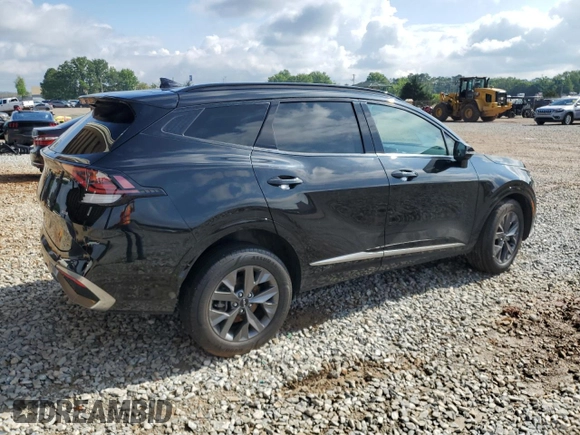 2023 Kia Sportage SX-Prestige with VIN KNDPXCAG4P7037500, listed as a Copart auction lot 56553875 with 34,906 mi miles and Salvage title. Bid and sale history available at DreamBid. Image 3.