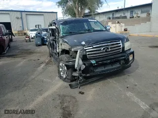2006 Infiniti QX56 with VIN 5N3AA08C66N804222, listed as a Copart auction lot 70717744 with 0 mi miles and Salvage Title. Bid and sale history available at carsss.com. Image 12.
