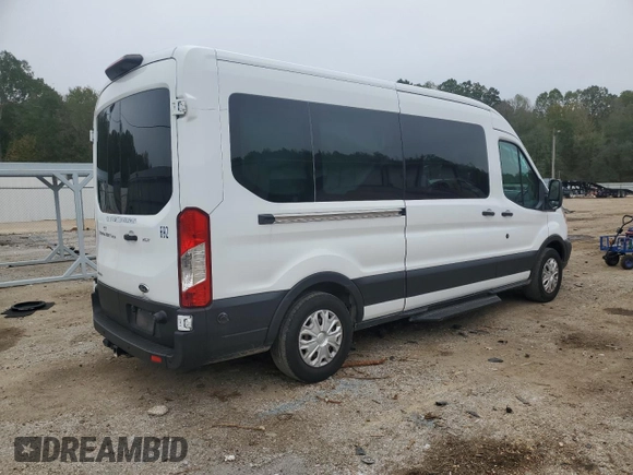 2019 Ford Transit Passenger XL with VIN 1FBAX2CG5KKA17604, listed as a Copart auction lot 78703574 with 32,859 mi miles and Salvage Title. Bid and sale history available at carsss.com. Image 3.