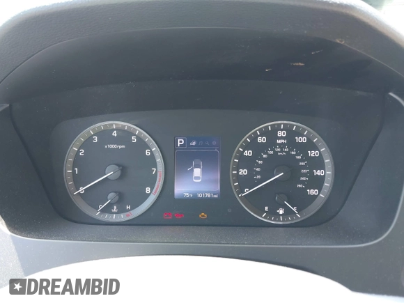 2016 Hyundai Sonata SE with VIN 5NPE24AF0GH379413, listed as a IAAI auction lot 42051299 with 101,781 mi miles and . Bid and sale history available at carsss.com. Image 7.