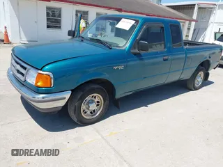 1995 Ford Ranger XL with VIN 1FTCR14A7SPA27802, listed as a IAAI auction lot 42020196 with 169,203 mi miles. Bid and sale history available at carsss.com. Image 2.