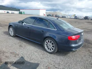 2014 Audi A4 Premium Plus with VIN WAUFFAFL4EN002292, listed as a IAAI auction lot 41852570 with 108,639 mi miles. Bid and sale history available at carsss.com. Image 3.