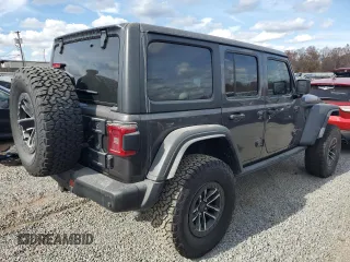 2024 Jeep Wrangler Rubicon X with VIN 1C4RJXFG2RW153197, listed as a Copart auction lot 76521384 with 3,897 mi miles and Salvage title. Bid and sale history available at DreamBid. Image 3.