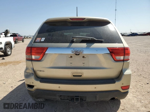 2012 Jeep Grand Cherokee Laredo with VIN 1C4RJEAG7CC125383, listed as a Copart auction lot 51180845 with 0 mi miles and Salvage Title. Bid and sale history available at carsss.com. Image 6.