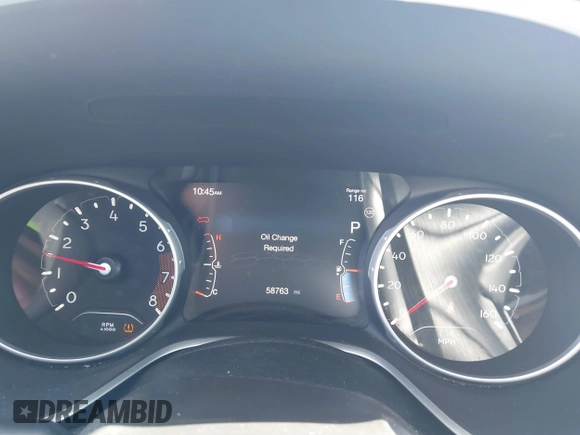 2018 Jeep Compass Latitude with VIN 3C4NJDBB0JT331884, listed as a IAAI auction lot 41737944 with 58,763 mi miles and . Bid and sale history available at DreamBid. Image 7.