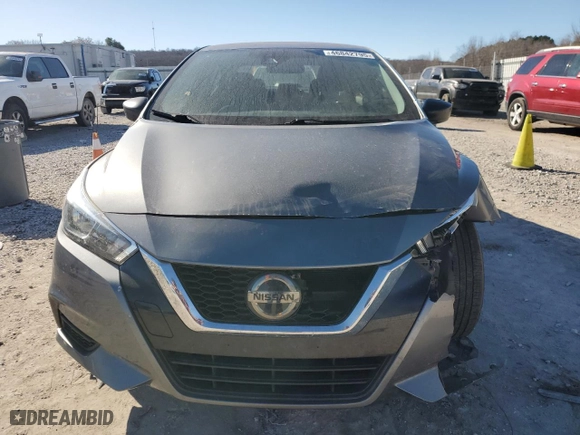 2020 Nissan Versa S with VIN 3N1CN8DV4LL883842, listed as a Copart auction lot 46842795 with 97,862 mi miles and Salvage Title. Bid and sale history available at carsss.com. Image 5.