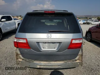 2006 Honda Odyssey EX-L z VIN 5FNRL38756B087695, wystawiony jako Copart lot #60122525 z przebiegiem 213 221 mil mil oraz Szkoda całkowita • Salvage title. Historia ofert i sprzedaży dostępna na DreamBid. Obrazek 6.
