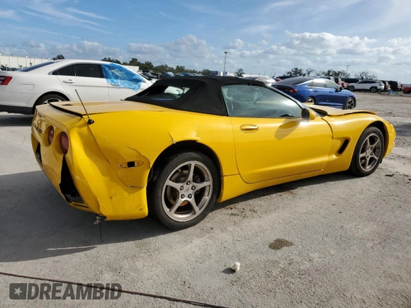 2003 Chevrolet Corvette with VIN 1G1YY32G335125906, listed as a Copart auction lot 79923954 with 56,495 mi miles and Salvage Title. Bid and sale history available at carsss.com. Image 3.