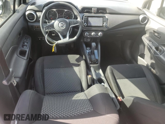 2021 Nissan Versa S with VIN 3N1CN8DV9ML896815, listed as a Copart auction lot 58724265 with 67,071 mi miles and Salvage title. Bid and sale history available at DreamBid. Image 8.