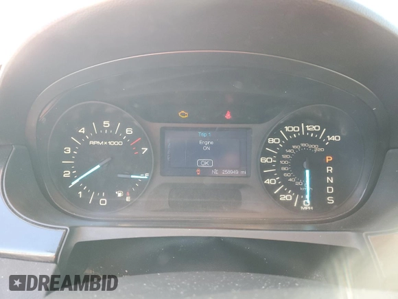 2013 Ford Edge SE with VIN 2FMDK3GC8DBE16343, listed as a Copart auction lot 65129805 with 258,949 mi miles and Clean title. Bid and sale history available at DreamBid. Image 9.