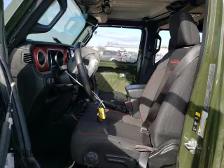 2022 Jeep Wrangler Unlimited Rubicon with VIN 1C4HJXFG5NW218596, listed as a Copart auction lot 42034614 with 40,085 mi miles and Salvage title. Bid and sale history available at DreamBid. Image 7.