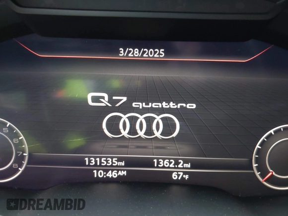 2019 Audi Q7 Premium Plus z VIN WA1LAAF73KD040924, wystawiony jako IAAI lot #41897902 z przebiegiem 131 535 mil mil oraz . Historia ofert i sprzedaży dostępna na DreamBid. Obrazek 7.