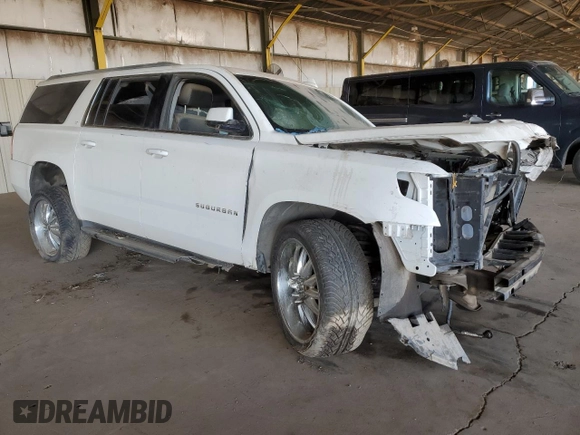 2015 Chevrolet Suburban LT z VIN 1GNSCJKC3FR585391, wystawiony jako Copart lot #88498085 z przebiegiem Nie podano mil oraz Szkoda całkowita • Salvage title. Historia ofert i sprzedaży dostępna na DreamBid. Obrazek 4.