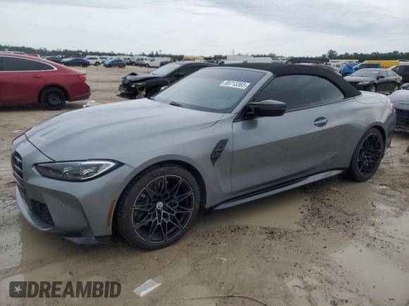 2023 BMW M4 Competition xDrive with VIN WBS33BA07PCL63105, listed as a Copart auction lot 88713365 with 39,957 mi miles and Salvage Title. Bid and sale history available at carsss.com. Image 1.
