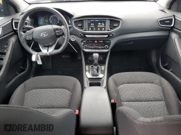 2019 Hyundai Ioniq SEL with VIN KMHC75LC0KU134817, listed as a Copart auction lot 51964555 with 95,837 mi miles and Salvage Title. Bid and sale history available at DreamBid. Image 8.