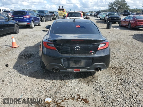 2022 Toyota GR86 with VIN JF1ZNBB16N9753860, listed as a Copart auction lot 85075374 with 0 mi miles and Salvage Title. Bid and sale history available at carsss.com. Image 6.