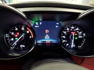 2017 Alfa Romeo Giulia with VIN ZARFAEDN6H7533554, listed as a Copart auction lot 46048083 with 77,894 mi miles. Bid and sale history available at carsss.com. Image 9.