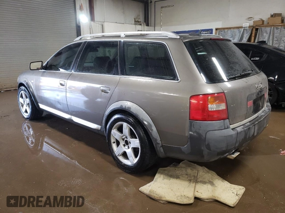 2005 Audi allroad A6 V8 z VIN WA1YD64BX5N024137, wystawiony jako Copart lot #47563855 z przebiegiem 166 700 mil mil oraz Szkoda całkowita • Salvage title. Historia ofert i sprzedaży dostępna na DreamBid. Obrazek 2.