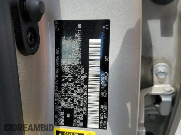 2013 Lexus RX 350 with VIN 2T2BK1BAXDC167228, listed as a Copart auction lot 62952815 with 156,399 mi miles and Clean title. Bid and sale history available at DreamBid. Image 12.