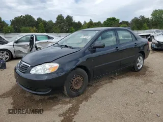 2007 Toyota Corolla CE with VIN JTDBR32E570133937, listed as a Copart auction lot 55974545 with 73,995 mi miles and Salvage title. Bid and sale history available at DreamBid. Image 1.