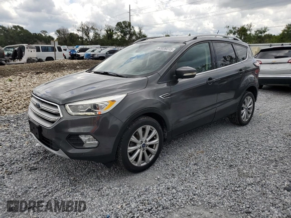 2018 Ford Escape Titanium with VIN 1FMCU9J90JUA75550, listed as a Copart auction lot 63339315 with Not provided miles and Clean title. Bid and sale history available at DreamBid. Image 1.